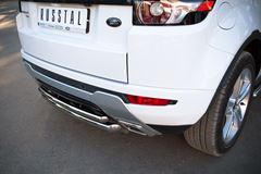 Защита заднего бампера D63/42 (дуга) для Land Rover Range Rover Evoque Dynamic 2011-