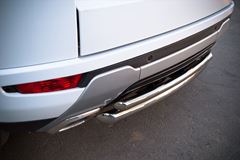 Защита заднего бампера D63/42 (дуга) для Land Rover Range Rover Evoque Dynamic 2011-