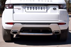 Защита заднего бампера D63 (дуга) для Land Rover Range Rover Evoque Dynamic 2011-