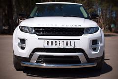 Защита переднего бампера D76 (дуга) для Land Rover Range Rover Evoque Dynamic 2011-