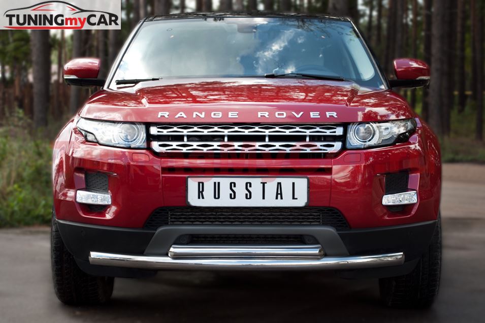 Защита переднего бампера D63/42 (дуга) для Land Rover Range Rover Evoque Prestige u Pure 2011-