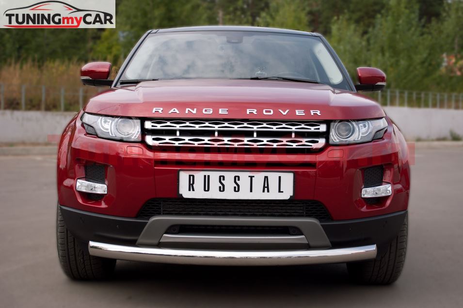 Защита переднего бампера D76 (дуга) для Land Rover Range Rover Evoque Prestige u Pure 2011-