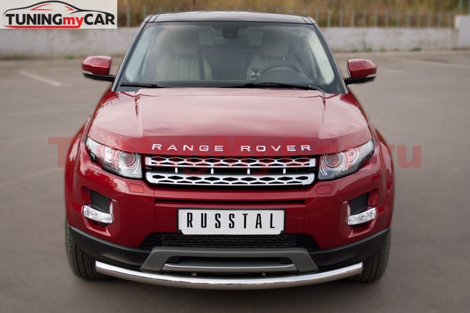 Защита переднего бампера D63 (дуга) для Land Rover Range Rover Evoque Prestige u Pure 2011-