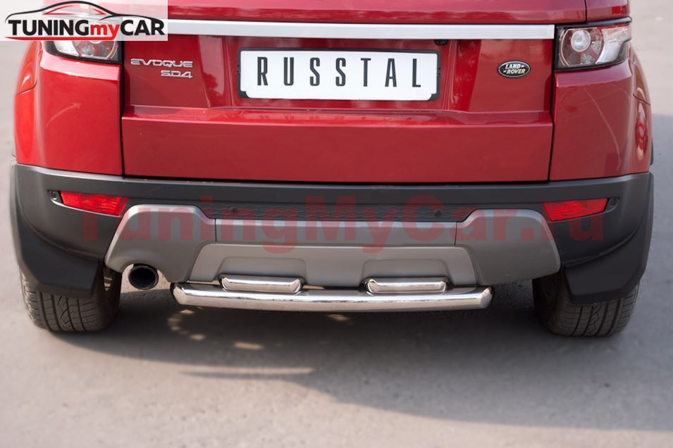 Защита заднего бампера D63/42X2 (дуга) для Land Rover Range Rover Evoque Prestige u Pure 2011-