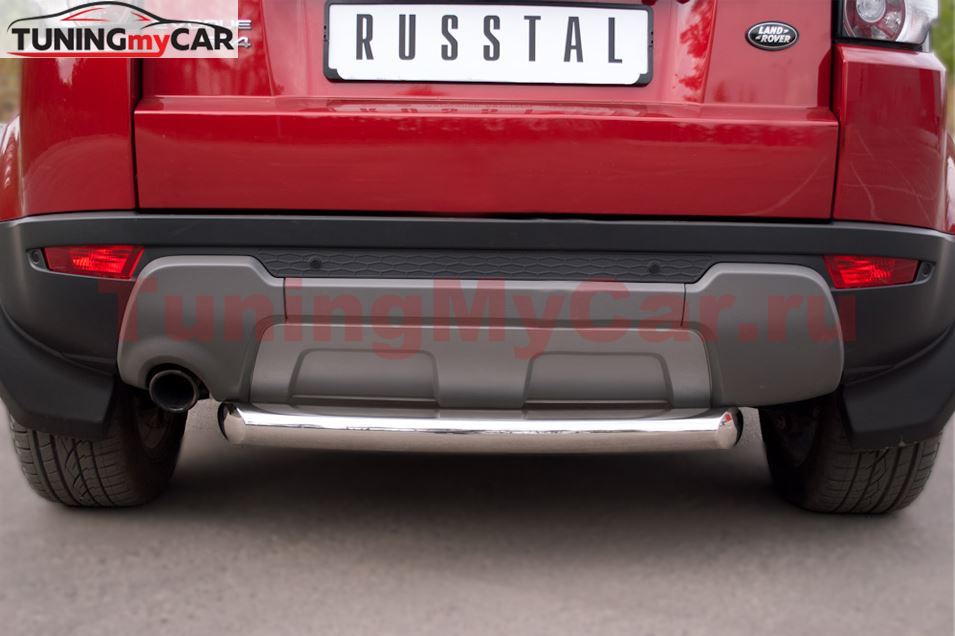Защита заднего бампера D76 (дуга) для Land Rover Range Rover Evoque Prestige u Pure 2011-