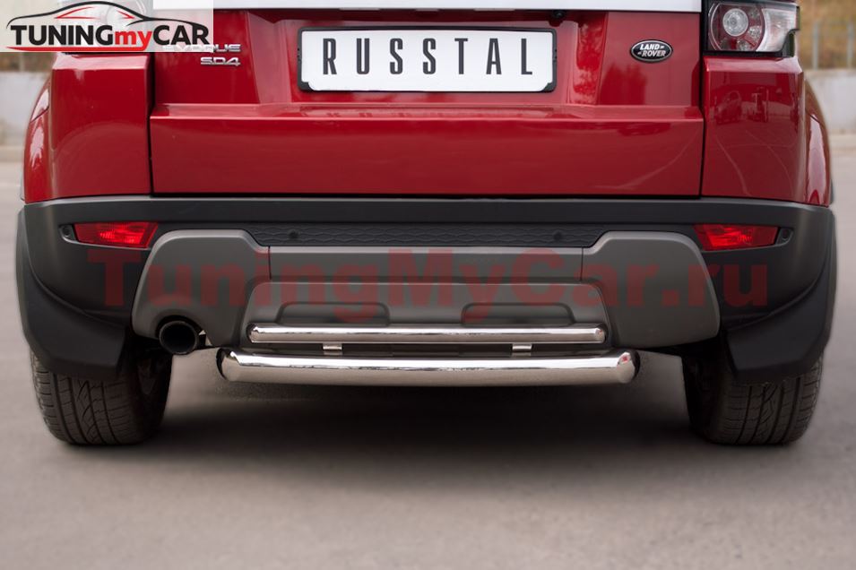 Защита заднего бампера D76/42 (дуга) для Land Rover Range Rover Evoque Prestige u Pure 2011-