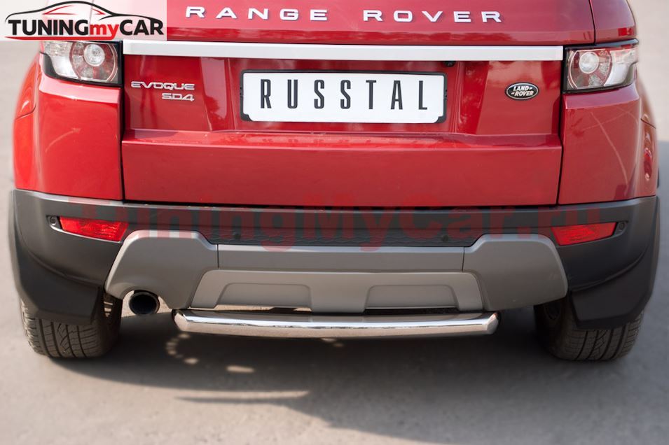 Защита заднего бампера D63 (дуга) для Land Rover Range Rover Evoque Prestige u Pure 2011-