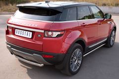 Защита заднего бампера D63 (дуга) для Land Rover Range Rover Evoque Prestige u Pure 2011-