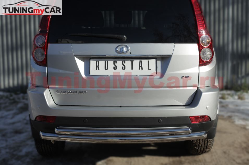 Защита заднего бампера D63 (дуга) D42 (дуга) для Great Wall Hover H3 2014-