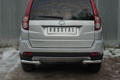 Защита заднего бампера уголки D63(секции) для Great Wall Hover H3 2014-