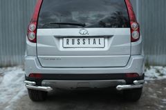 Защита заднего бампера уголки D63(секции) D42 (секции) для Great Wall Hover H3 2014-