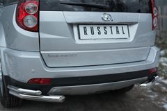 Защита заднего бампера уголки D63(секции) D42 (секции) для Great Wall Hover H3 2014-