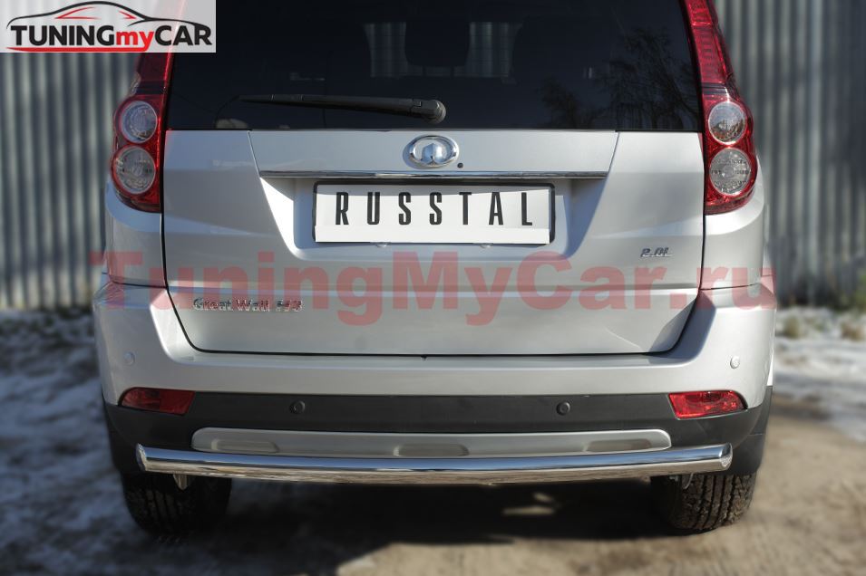 Защита заднего бампера D63 (дуга) для Great Wall Hover H3 2014-