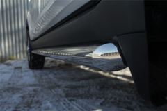 Пороги труба D63 (вариант 1) для Great Wall Hover H3 2014-