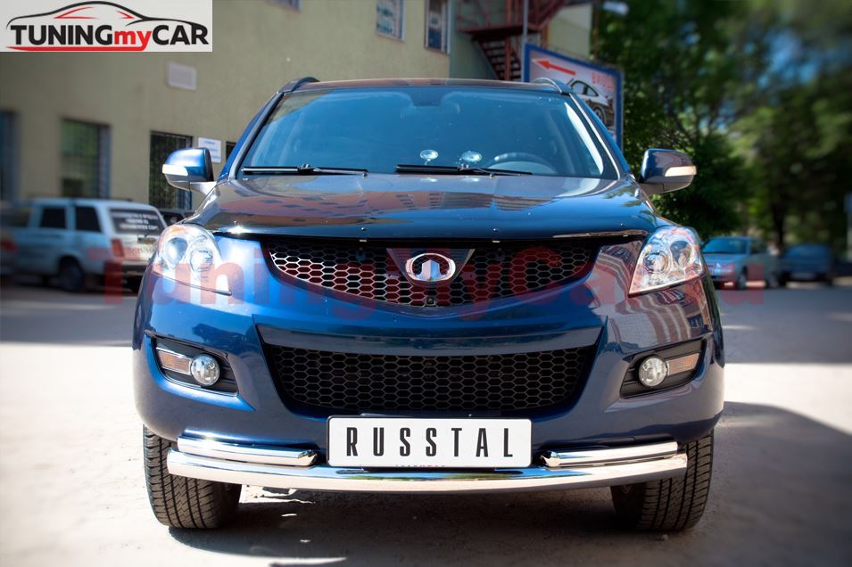 Защита переднего бампера D76/42 (дуга) для Great Wall Hover H5 2010-