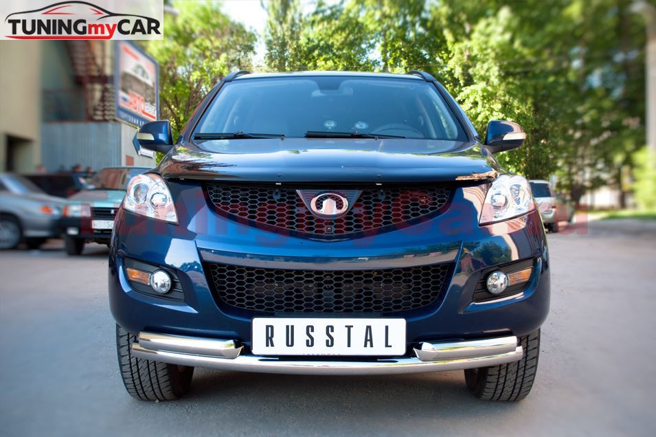 Защита переднего бампера D63/63 (дуга) для Great Wall Hover H5 2010-