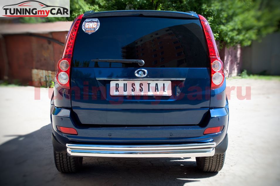 Защита заднего бампера D76/42 (дуга) для Great Wall Hover H5 2010-
