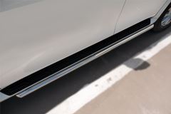 Защита порогов D42 (укороченная) для Infiniti QX80 2014-