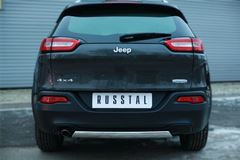 Защита заднего бампера D75х42 (дуга) для Jeep Cherokee 2014-