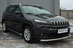 Защита переднего бампера D63 (секции) для Jeep Cherokee 2014-