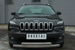 Защита переднего бампера D75х42 (дуга) D75х42 (дуга) для Jeep Cherokee 2014-