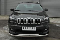 Защита переднего бампера D63 (секции) D42 (дуга) для Jeep Cherokee 2014-