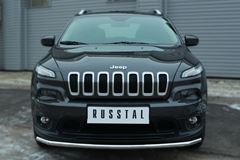 Защита переднего бампера D42 (секции) для Jeep Cherokee 2014-