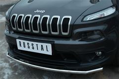 Защита переднего бампера D42 (секции) для Jeep Cherokee 2014-