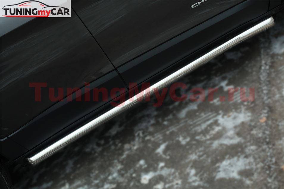 Пороги труба D63 (секции) для Jeep Cherokee 2014-