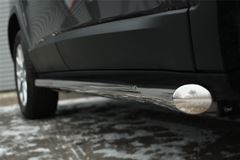 Пороги труба D63 (секции) для Jeep Cherokee 2014-
