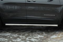 Пороги труба D63 (секции) для Jeep Cherokee 2014-