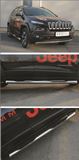 Пороги труба D76 с накладкой (вариант 3) для Jeep Cherokee Trailhawk 2014-