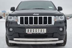 Защита переднего бампера D76/63 (дуга) для Jeep Grand Cherokee 2012