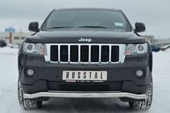 Защита переднего бампера D63 волна (секции) для Jeep Grand Cherokee 2012