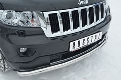 Защита переднего бампера D63 волна (секции) для Jeep Grand Cherokee 2012