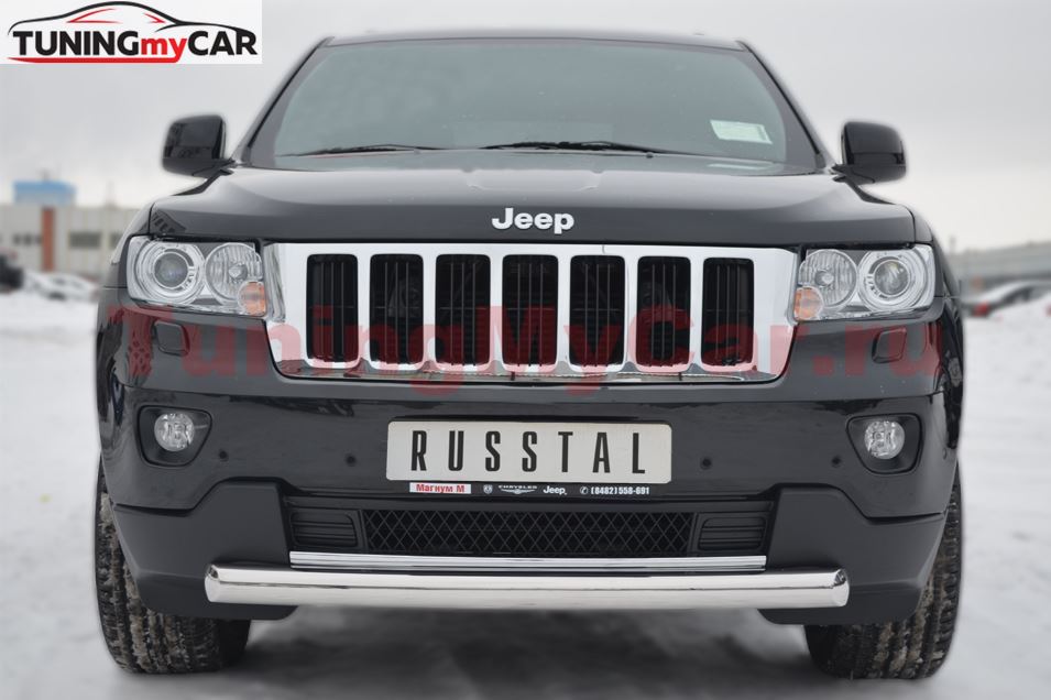 Защита переднего бампера D76 (дуга) для Jeep Grand Cherokee 2012