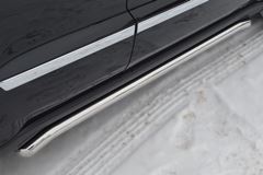 Пороги труба D63 (вариант 1) (секции) для Jeep Grand Cherokee 2012