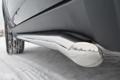 Пороги труба D63 (вариант 1) (секции) для Jeep Grand Cherokee 2012