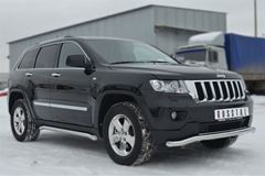Пороги труба D63 (вариант 1) (секции) для Jeep Grand Cherokee 2012