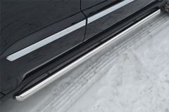 Пороги труба D63 (вариант 1) для Jeep Grand Cherokee 2012