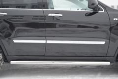 Пороги труба D63 (вариант 3) для Jeep Grand Cherokee 2012