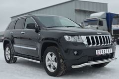 Пороги труба D63 (вариант 3) для Jeep Grand Cherokee 2012
