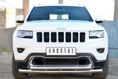 Защита переднего бампера D76 (дуга) D63 (дуга) для Jeep Grand Cherokee 2013-