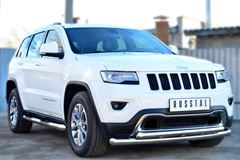 Защита переднего бампера D76 (дуга) D63 (дуга) для Jeep Grand Cherokee 2013-