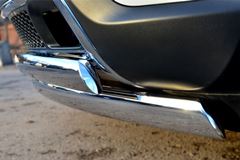 Защита переднего бампера 75х42 (дуга) 75х42 (дуга) для Jeep Grand Cherokee 2013-