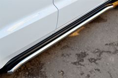 Защита порогов D63 (вариант 1) (секции) для Jeep Grand Cherokee 2013-