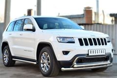 Защита порогов D63 (вариант 3) для Jeep Grand Cherokee 2013-