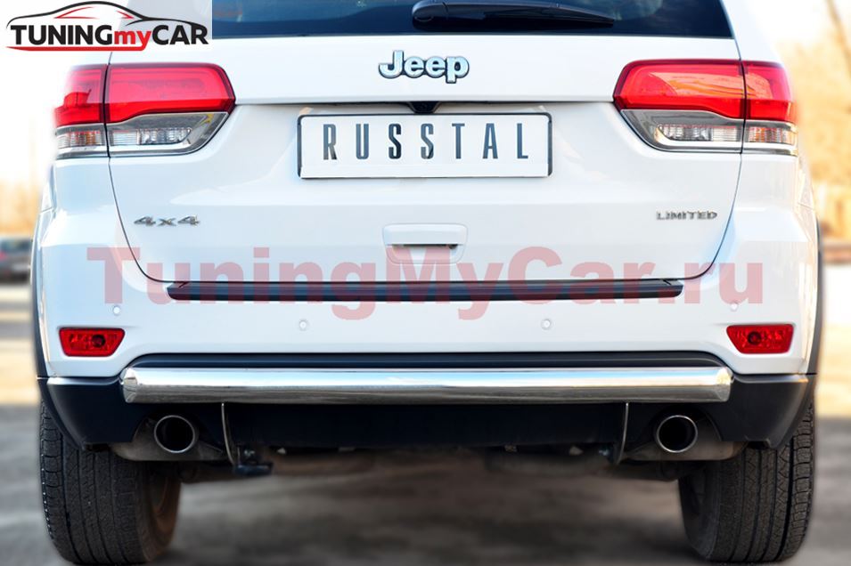 Защита заднего бампера D76 (дуга) для Jeep Grand Cherokee 2013-