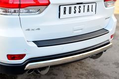 Защита заднего бампера 75х42 (дуга) (комплектация OVERLAND) для Jeep Grand Cherokee 2013-