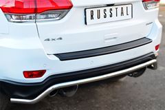 Защита заднего бампера D42 (волна) (комплектация OVERLAND) для Jeep Grand Cherokee 2013-
